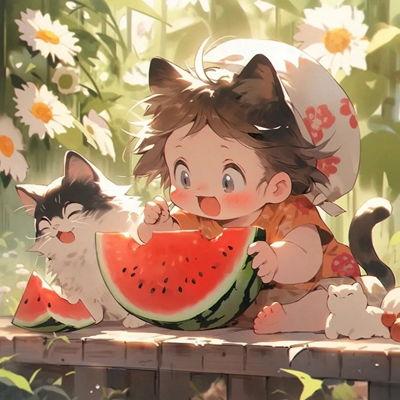 吃瓜网红照片头像动漫,网红头像中的动漫风采  第2张